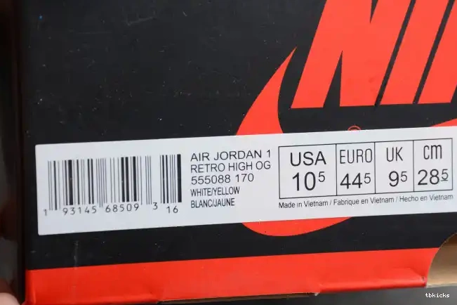 Cheap TBK Jordan Air 1 High Flight Retro 555088-170 OG Class First 0516